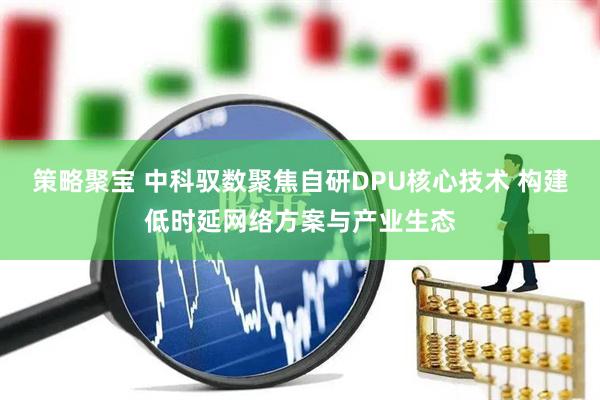 策略聚宝 中科驭数聚焦自研DPU核心技术 构建低时延网络方案与产业生态